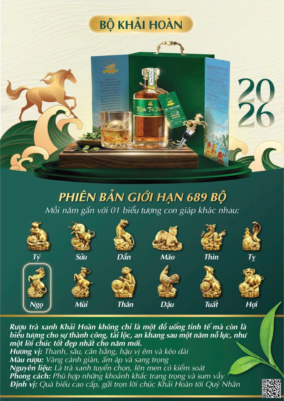 Rượu trà xanh khải hoàn
