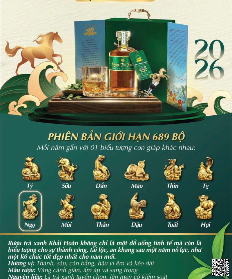 Rượu trà xanh khải hoàn