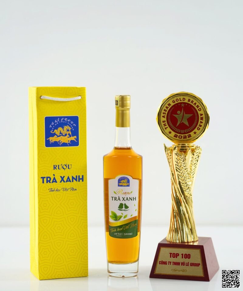 Rượu trà xanh quốc tửu Việt Nam